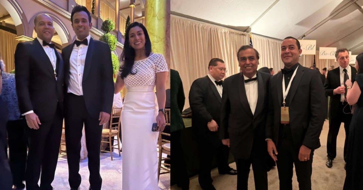 Irmãos Carrinho na tomada de posse de Trump